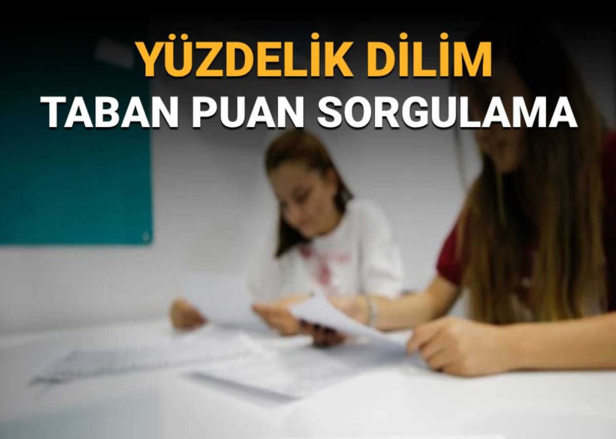 LGS 2025 taban puanları ve yüzdelik dilim sorgulama: LGS tercihlerinde yüzdelik dilim mi kullanılıyor?