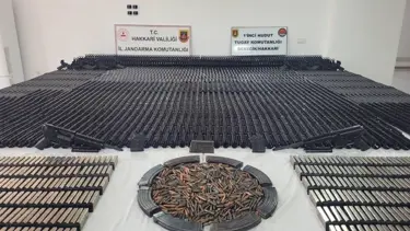 Katırlara yüklenen silah ve mühimmatlar yakalandı