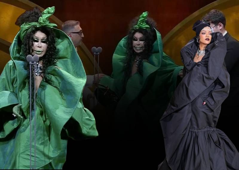 Kıyafetiyle ödül gecesinde damga vurmuştu! Bülent Ersoy'dan eleştirilere Rihanna ile gönderme