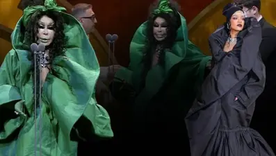 Kıyafetiyle ödül gecesinde damga vurmuştu! Bülent Ersoy'dan eleştirilere Rihanna ile gönderme