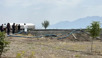 Sulama havuzunda iki kişi ölü bulundu