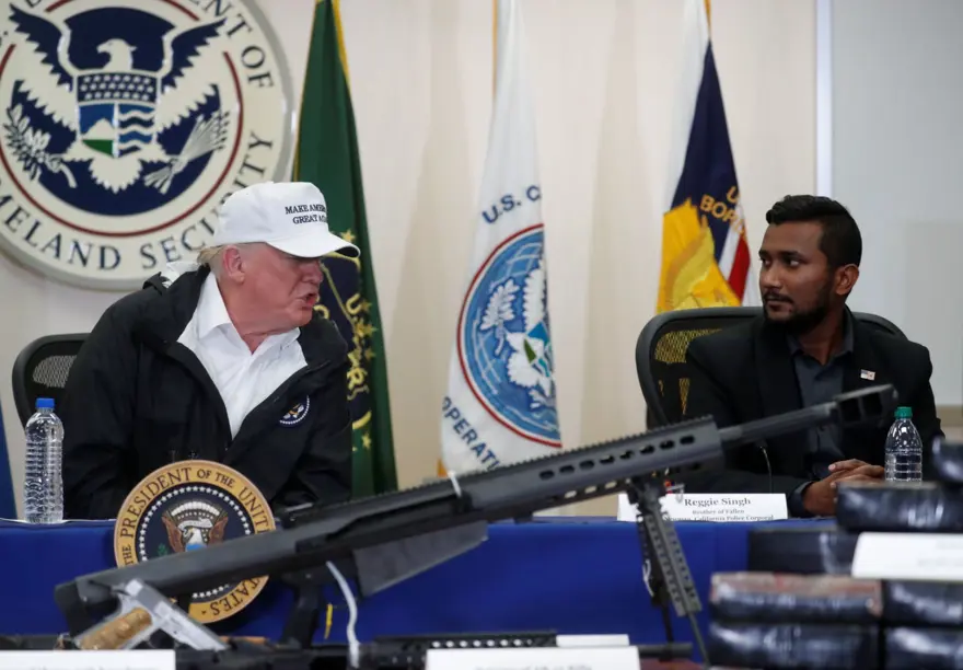 ABD Başkanı Trump, Meksika sınırında 1
