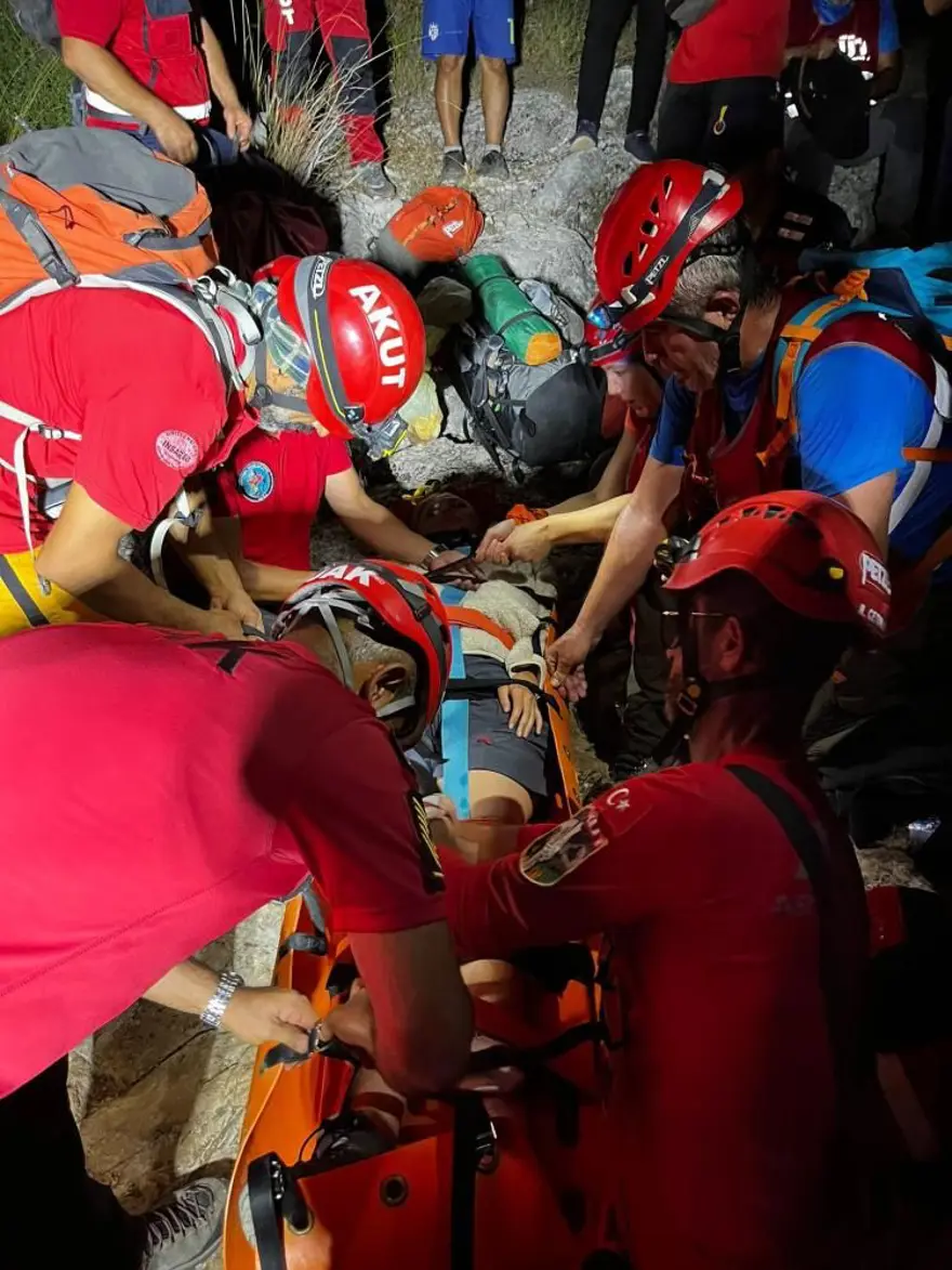 Likya Yolu’nda Rus turistler için kurtarma operasyonu 2
