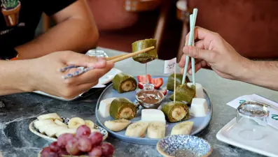 Bu da "Sushi Kadayıf": Uzak Doğu'dan gelen müşterilerinden esinlendi