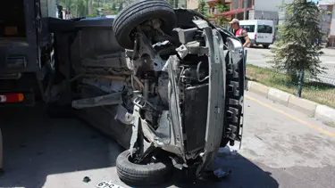 Otomobil takla attı: 1 ölü, 4 yaralı