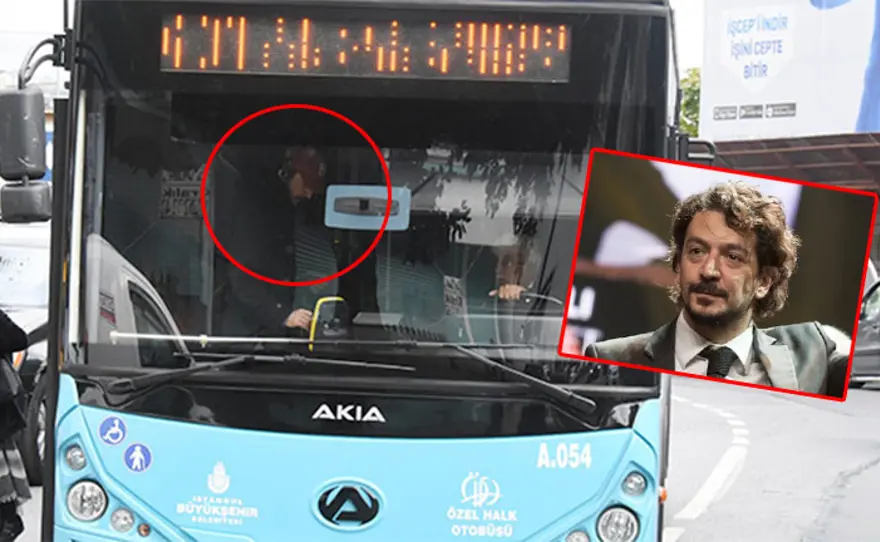Oyuncu Merve Boluğur otobüste (Toplu taşıma kullanan ünlüler) 94
