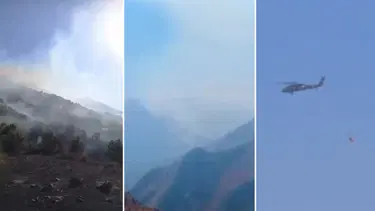 Hakkari'de orman yangını: Yüksekova'da alevlerle mücadele sürüyor