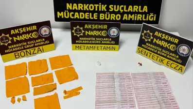 Akşehir'de uyuşturucu tacirlerine operasyon: 1 tutuklama