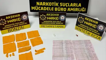 Akşehir'de uyuşturucu tacirlerine operasyon: 1 tutuklama
