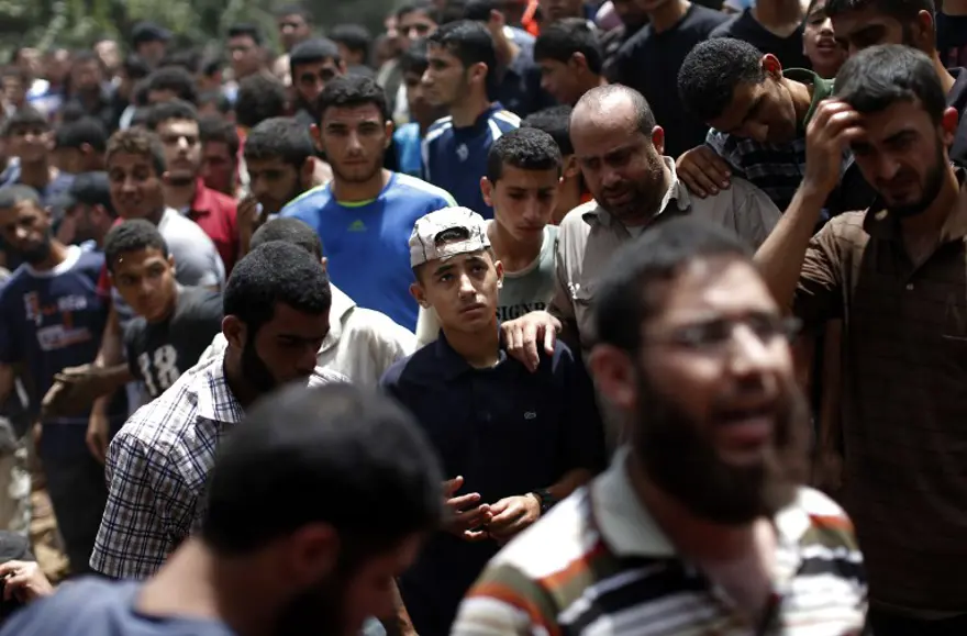 Gazze'de acı ve gözyaşı hakim 14