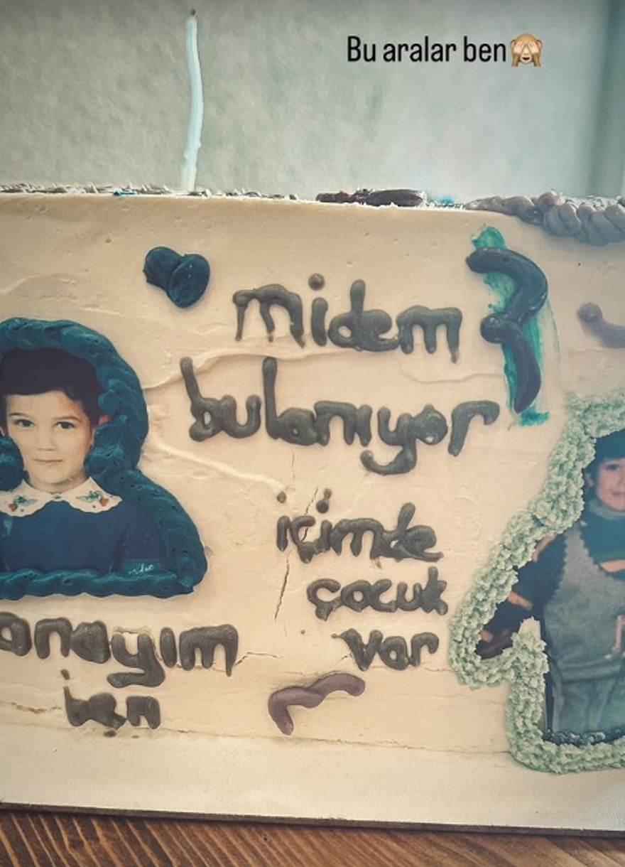Pınar Deniz'e esprili doğum günü pastası: "İçimde çocuk var" 4