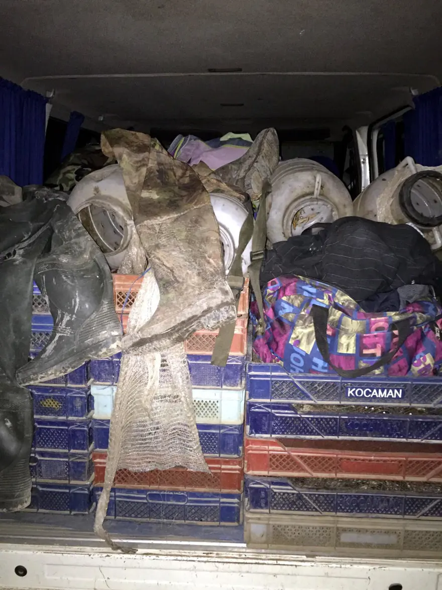 Diyarbakır'da 100 kilo kurbağa yakalandı 2