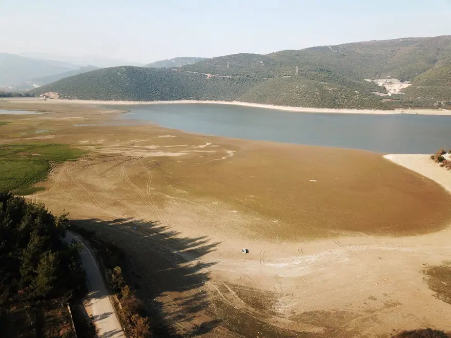 Gölbaşı Barajı'nın yüzde 70'i kurudu 5