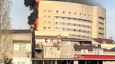 Gaziosmanpaşa Taksim İlkyardım Hastanesi'nde yangın