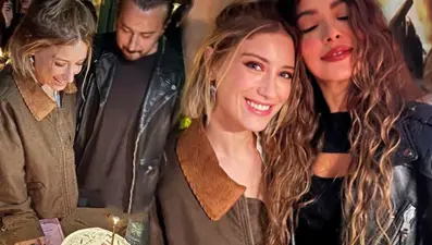 Hazal Kaya 34 oldu: Haklıyım temalı parti dikkat çekti