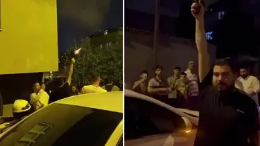 Cezaevinden tahliyesini havaya ateş açarak kutladı