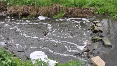 Saranlı Deresi'nin rengi değişti