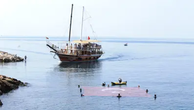 Denizde 15 Temmuz anması