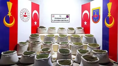 Diyarbakır'da terör örgütüne operasyon: 572 kilo 'esrar' ele geçirildi
