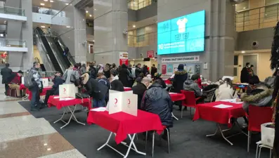 İstanbul Adliyesinde deprem bölgesi için kan bağışı seferberliği