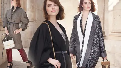 Oscar'lı oyuncu Emma Stone sonbahar trendlerini tanıttı
