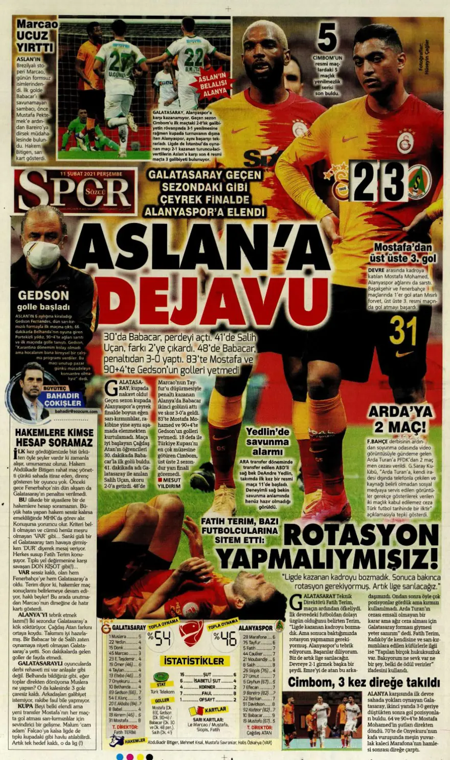 Günün spor manşetleri (11 Şubat 2021) 10