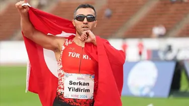 Paris Paralimpik Oyunları'nda bir altın da Serkan Yıldırım'dan
