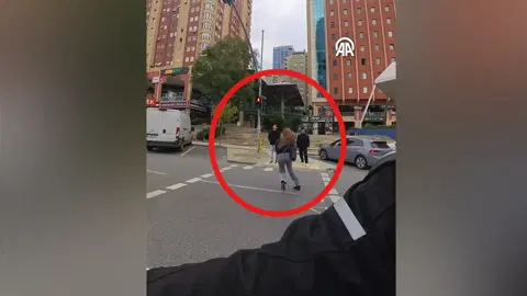 Ataşehir’de tehlikeli geçiş kazayla sonuçlandı