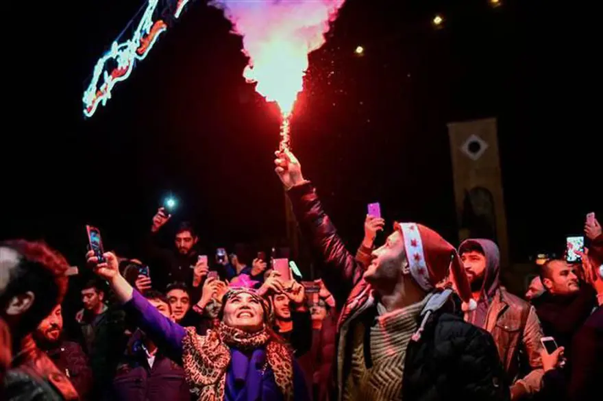 Türkiye'de yeni yıl sevinçle karşılandı 1