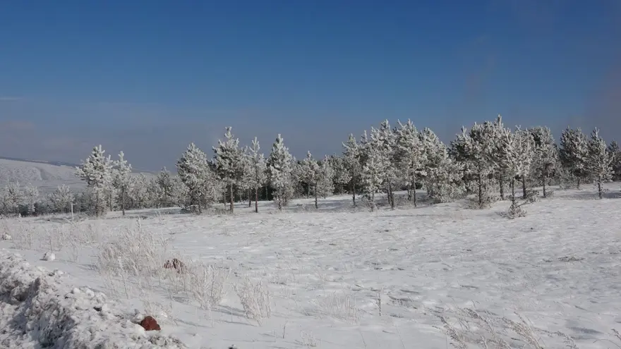 Çıldır’da doyumsuz kar manzarası 3