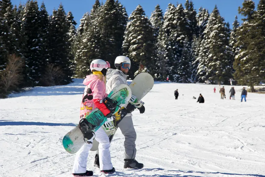 Sömestr tatilinde Uludağ'a akın ettiler 10