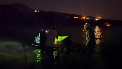 Nehir suları yükseldi, piknik yaparken mahsur kaldılar