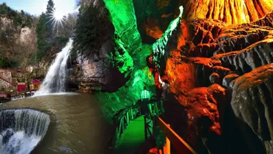 Trabzon'da dünyanın en uzun 2. mağarası olan 'Çal Mağarası' pandemide de ilgi çekiyor