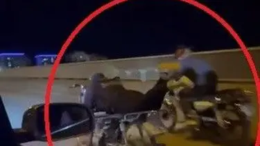 Trafikte ölümüne eğlence