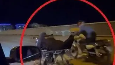 Trafikte ölümüne eğlence