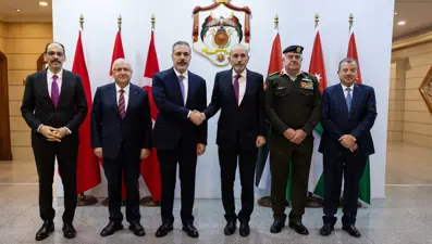 Dışişleri Bakanı Fidan, Milli Savunma Bakanı Güler ve MİT Başkanı Kalın "Türkiye - Ürdün 3+3 Toplantısı"na katıldı