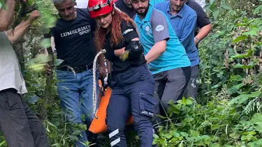 Yamaçtan yuvarlanan 75 yaşındaki adam yaralandı