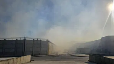 Aydın'daki kağıt fabrikası 24 saattir yanıyor