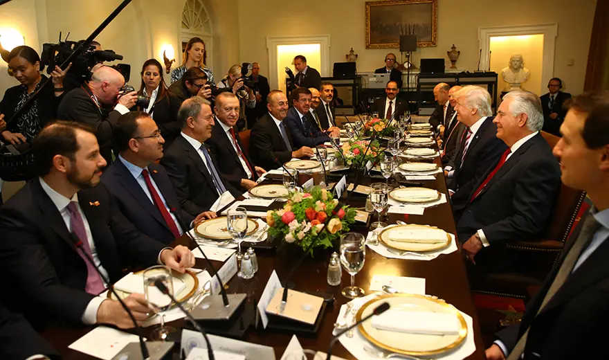 Erdoğan ve Trump ilk kez buluştu 36