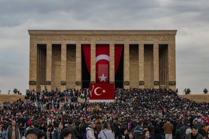 Anıtkabir'e 10 Kasım'da rekor ziyaret Anıtkabir'e 10 Kasım'da rekor ziyaret
