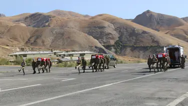 Şehitler son yolculuklarına uğurlandı