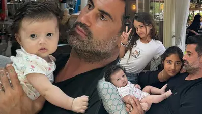 Volkan Demirel kızlarıyla poz verdi: "Benimkiler"