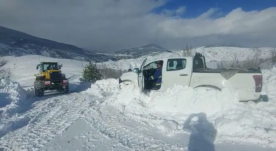 Sivas'ta hava sıcaklığı eksi 10 derece: 99 yerleşim yerine ulaşılamıyor 6