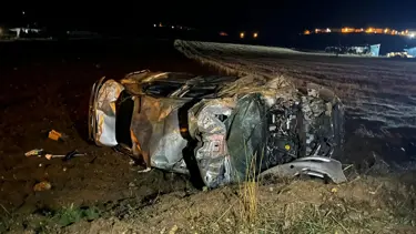 Çankırı'da otomobil takla attı: Üç yaralı