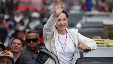 Nobel Barış Ödülü kazanan Machado'dan savaş suçlusu Netanyahu'ya tebrik