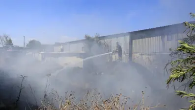 Antalya'da yangın paniği