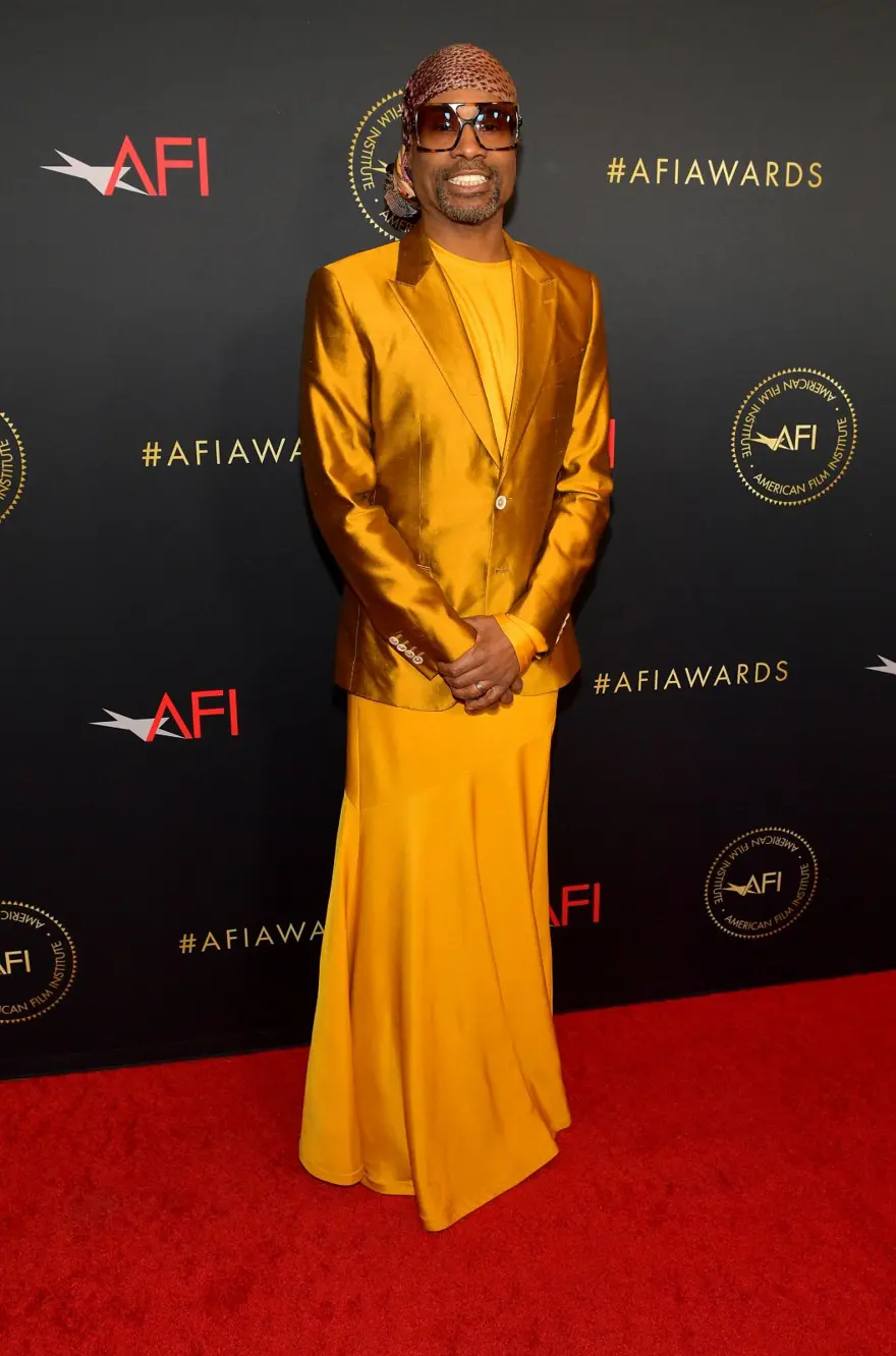 91. Oscar Ödülleri (Oscar 2019) kırmızı halısında elbise-smokin (Billy Porter'ın Cindrella smokini) 15