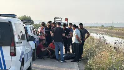 Sulama kanalında feci ölüm