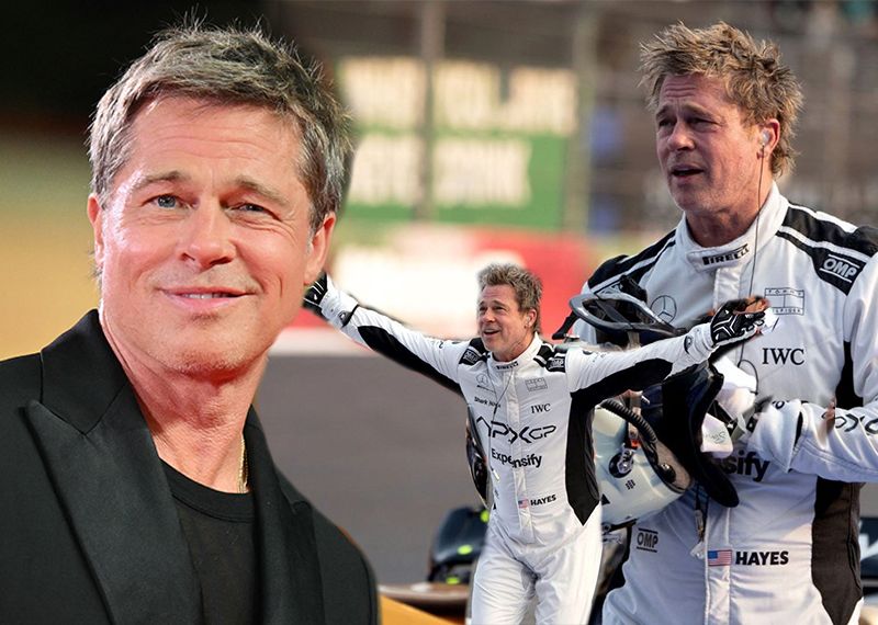 Brad Pitt Formula 1 pilotu oldu: Gerçek pistlerde çekim yaptılar