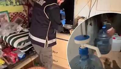 Damacanalarda litrelerce sahte alkol ele geçirildi!